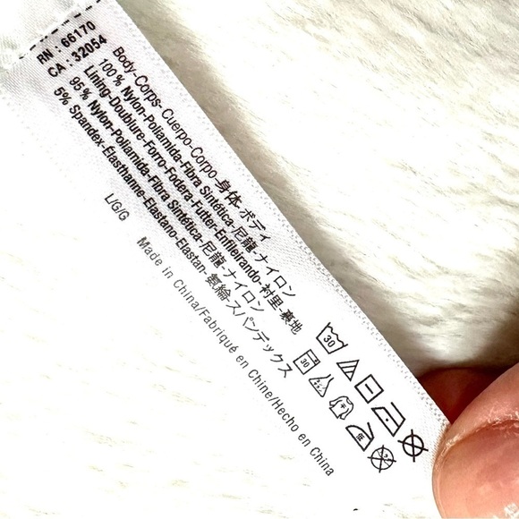 Kimchi Blue Urban Outfitters Yellow Cream Lace Bandeau L - Picture 10 of 11